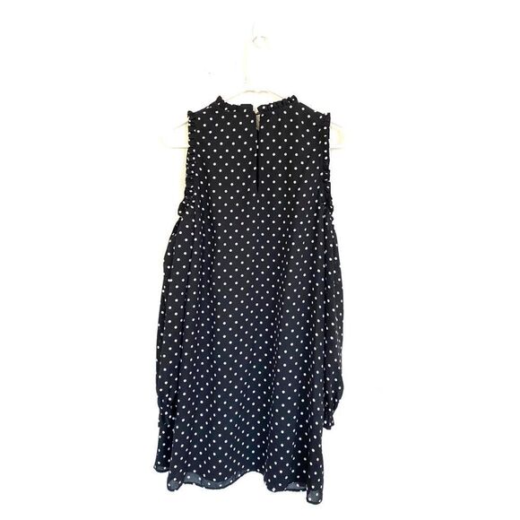 Zara polka dot cold shoulder mini dress - Picture 5 of 6
